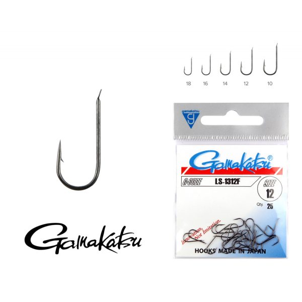 Gamakatsu LS-1310N/016 Zilver 16 25stuks/verpakking Schoep Met weerhaak Feederhaak