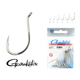   Gamakatsu LS-5314N/004 Zilver 4 10 stuks/verpakking Met oog Met weerhaak Feeder haak