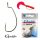 Gamakatsu Worm Offset Zwart 1 6db/csomag Met oog Met weerhaak Roofvishaak