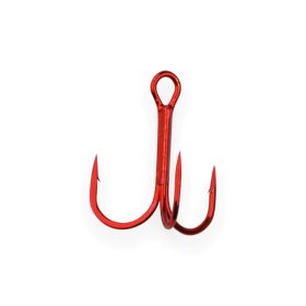   Gamakatsu Preda 13R Treble Hooks Red Dreghaak met oog en weerhaak #4