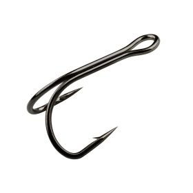   Gamakatsu Preda Double 21 Hooks Black Dubbele haak met oog en weerhaak #8