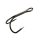 Gamakatsu Preda Double 21 Hooks Black Dubbele haak met oog en weerhaak #8