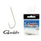 Gamakatsu LS-3510F/008 N/L Zwart 8 15st/verpakking Haak met plaatje met weerhaak, feeder haak