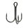 Gamakatsu Preda 18 Treble Hooks Black Dreg met Oog, Weerhaak #2