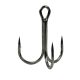 Gamakatsu Preda 18 Treble Hooks Black Dreg met Oog, Weerhaak #2
