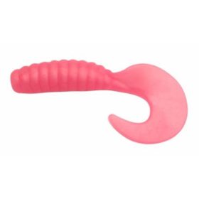   Trabucco Yummy Bait Curly Tail Bubble Gum 4cm Plastic Aas 8st