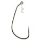 Gamakatsu Worm EWG Hooks Spring Lock Black #4/0 haak