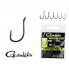 Gamakatsu G-Carp Wide Gape Super Zwart 8 10 stuks/verpakking Met oog Micro weerhaak Boiliehaak