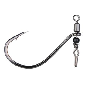 Gamakatsu Preda Swivel Shot Black Hooks #1 Haak met wartel