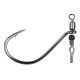 Gamakatsu Preda Swivel Shot Black Hooks #1 Haak met wartel