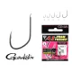 Gamakatsu A1 Team Feeder Fine Carp Zwart 6 15 stuks/verpakking Met plaatje Met weerhaak Feeder haak