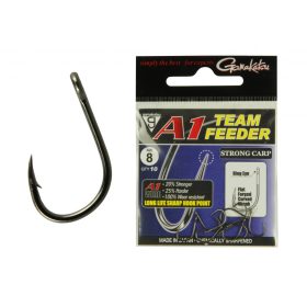   Gamakatsu A1 Team Feeder Pellet Carp Zwart 6 10/verpakking met oog, met weerhaak, feederhaak