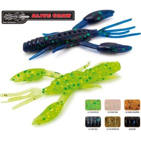   Rapture ULC Alive Craw 5cm 1,8gr Black Zacht Rubber Aas 12 stuks