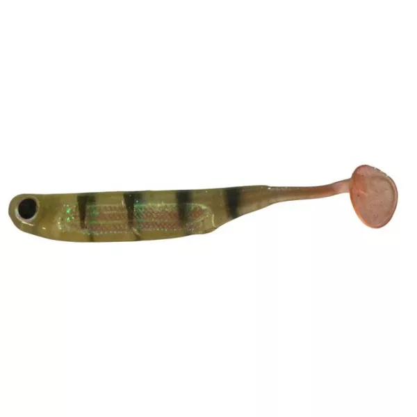 Rapture Power Minnow Hummer Staart 7,5cm Perch Plastic Kunstaas 6 stuks