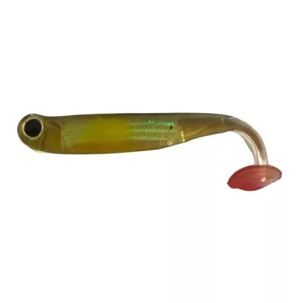 Rapture Power Minnow Hummer Staart 7,5cm Brownie Plastic Kunstaas 6 stuks