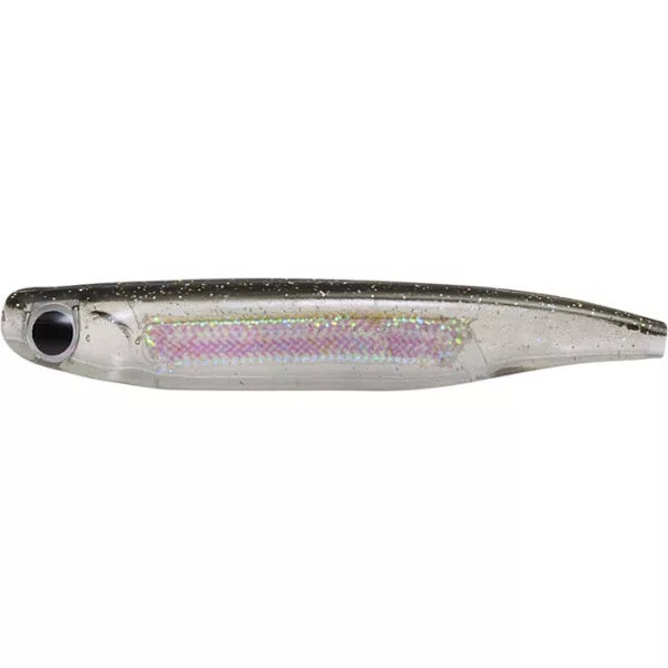 Rapture Mini Minnow Shad Staart 4,5cm natuurlijke Shad Zacht rubber Kunstaas 6 stuks