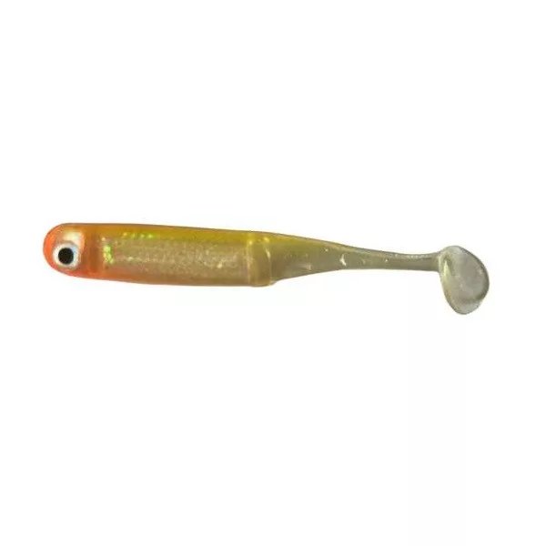 Rapture Mini Minnow Shad Tail 4,5cm Clown Chartreuse Zacht rubberen aas 6 stuks