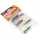Rapture Power Minnow Set Shad Staart Helder Water 7,5cm 5gr Zacht rubber Kunstaas 4 stuks