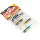 Rapture Power Minnow Set Shad Staart Helder Water 7,5cm 5gr Zacht rubber Kunstaas 4 stuks