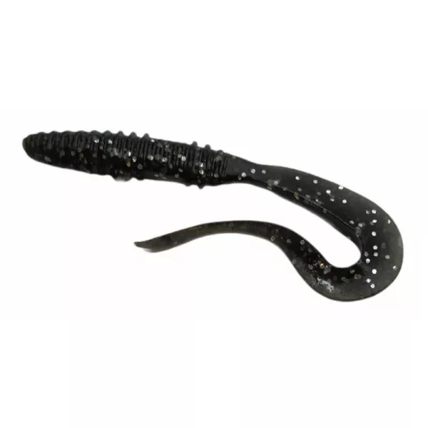 Rapture Mad Worm 8cm Donker Zwart Plastic Aas 10 stuks