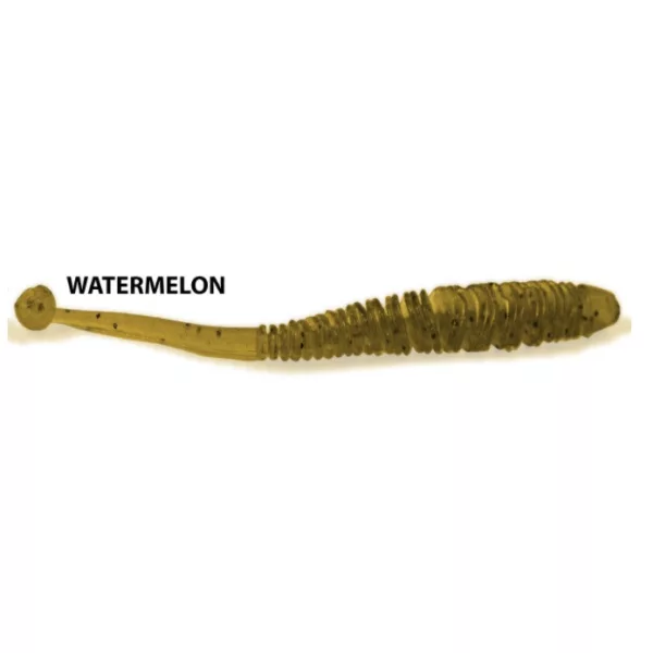 Rapture Evoke Worm 6cm Watermeloen Plastic Kunstaas 12 stuks