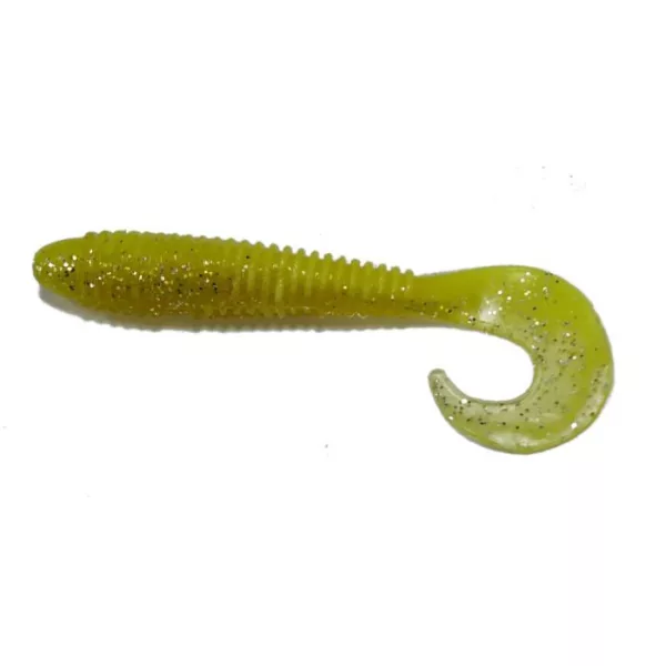 Rapture Swing Gruby 7,5cm Chartreuse Ghost Plastic Kunstaas 10 stuks