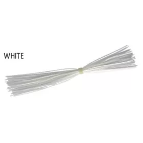   Rapture Spare Skirt Spinner & Jig White Rubberen Rok Plastic Kunstaas