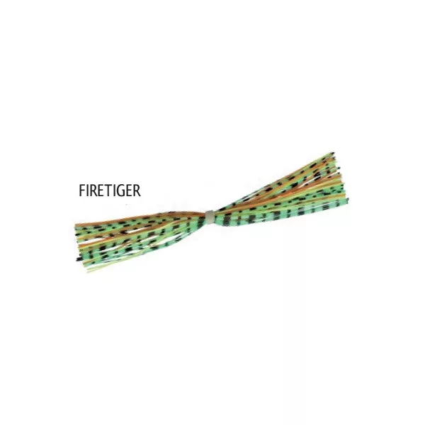 Rapture Spare Skirt Spinner & Jig Firetiger Rubberen Rok Plastic Kunstaas