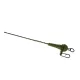 K-Karp DT Sleeve Rig 90cm Bruine Loodingewikkelde Onderlijn met Veiligheidsclip 2st