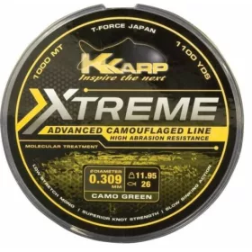 K-Karp Extreme Camo Weed 1000m 0,30mm Monofilament Hoofdlijn