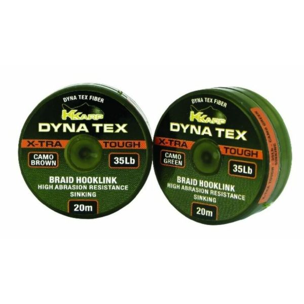 K-Karp Xtra Tough 20m 25lb Camo Bruin Gevlochten onderlijn