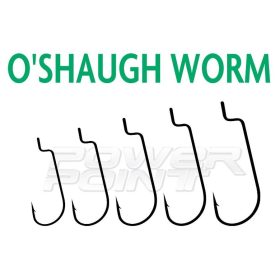 Rapture O Shaugh Worm 1/0 Offset Haak 10 stuks