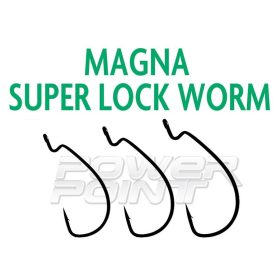 Rapture Magna Super Lock Worm 4/0 Offset Haak 10 stuks