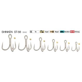 Trabucco Shinken ST-56 TN #2/0 Drievoudige Haak 3db