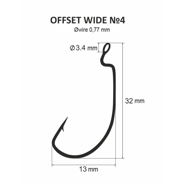 DS Offset wide No. 4. (6 stuks/verpakking)