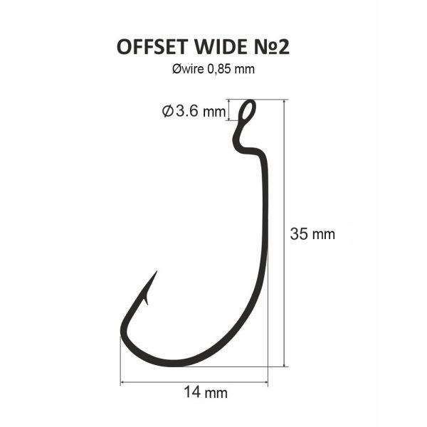 DS Offset wide No. 2. (5 stuks/verpakking)