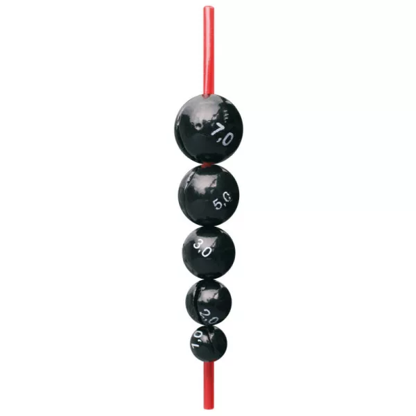 Cralusso Gecentreerd Kogel Lood Met Beschermbuis 6gr 5st