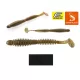Tiemco Locoism Flexy Shad 8,9cm #000 Solid Black Plasztik Csali 7db