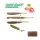 Tiemco Linkin Shad 7,6cm 102 Plasztik Csali 9db