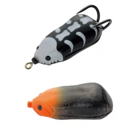   Tiemco Vajra Frog HSP-55 Hooking Special 5,5cm 16,5gr 19 Orange Head/Smoke Glitter Béka Utánzat