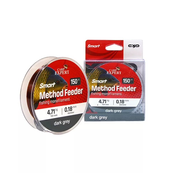 Carp Expert Smart Method Feeder Sötétszürke 0,25mm Monofil Főzsinór 150m