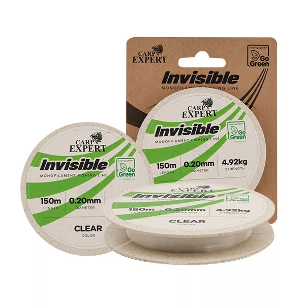 Carp Expert Onzichtbaar 150m 0,120mm Go Green Monofil hoofdlijn