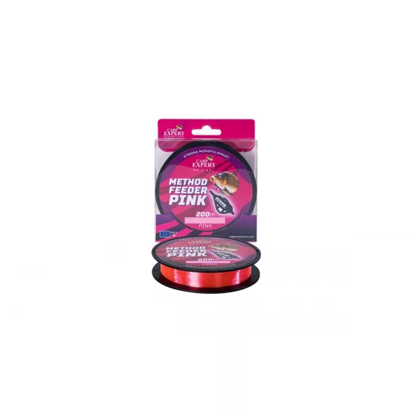 Lijn Carp Expert Method Feedder Pink 0.25Mm 200M 9,15Kg