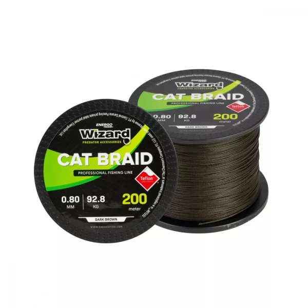 WIZARD CAT BRAID 0,40MM 200M 47,3KG - Hoofdlijn - Gevlochten lijn