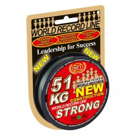   GEVLOCHTEN LIJN WFT NEW GREEN 39KG 0,25mm 300m - Hoofdlijn - Gevlochten lijn