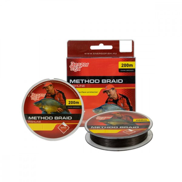Lijn Benzar Method Braid 0,20Mm 16,95 Kg 200M Dark Brown