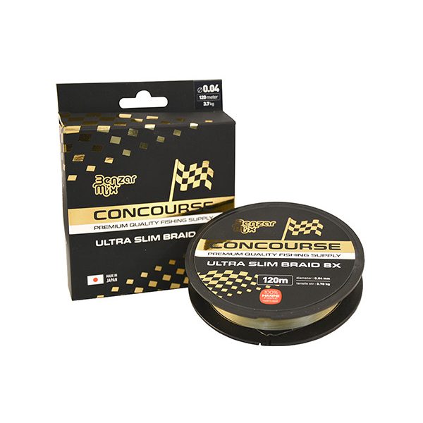 Benzár Mix Concourse Ultra Slim 8X Braid 0,12mm 120m Gevlochten Hoofdlijn