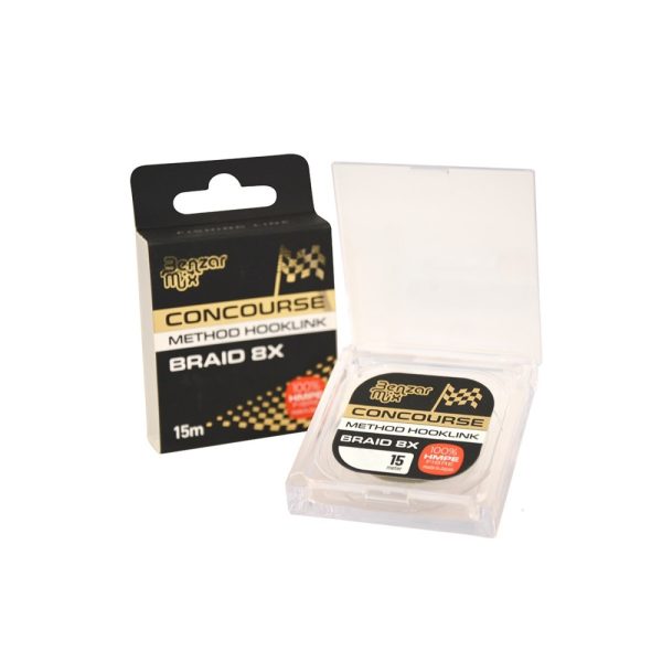 Benzár Concourse Braided Hooklink Onderlijn 15m 0,10mm