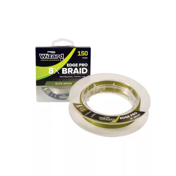 Wizard Edge Pro 8X Braid Olijfgroen 0,23mm 150m Gevlochten Hoofdlijn