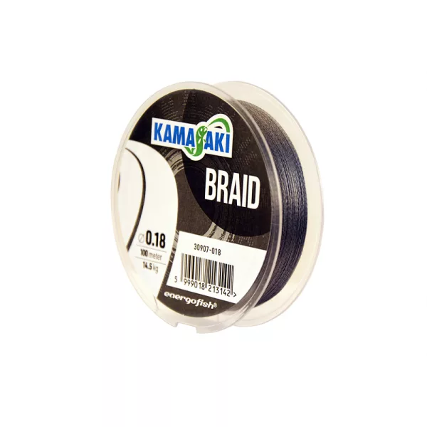 Kamasaki Braid Grey Gevlochten Lijn 0,40mm	41,9kg 100m